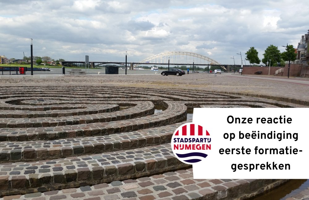 De eerste formatiegesprekken met GroenLinks, Stadspartij Nijmegen, D66 en PvdA krijgen geen vervolg. Lees hier onze reactie: stadspartijnijmegen.nl/nieuws/onze-re…