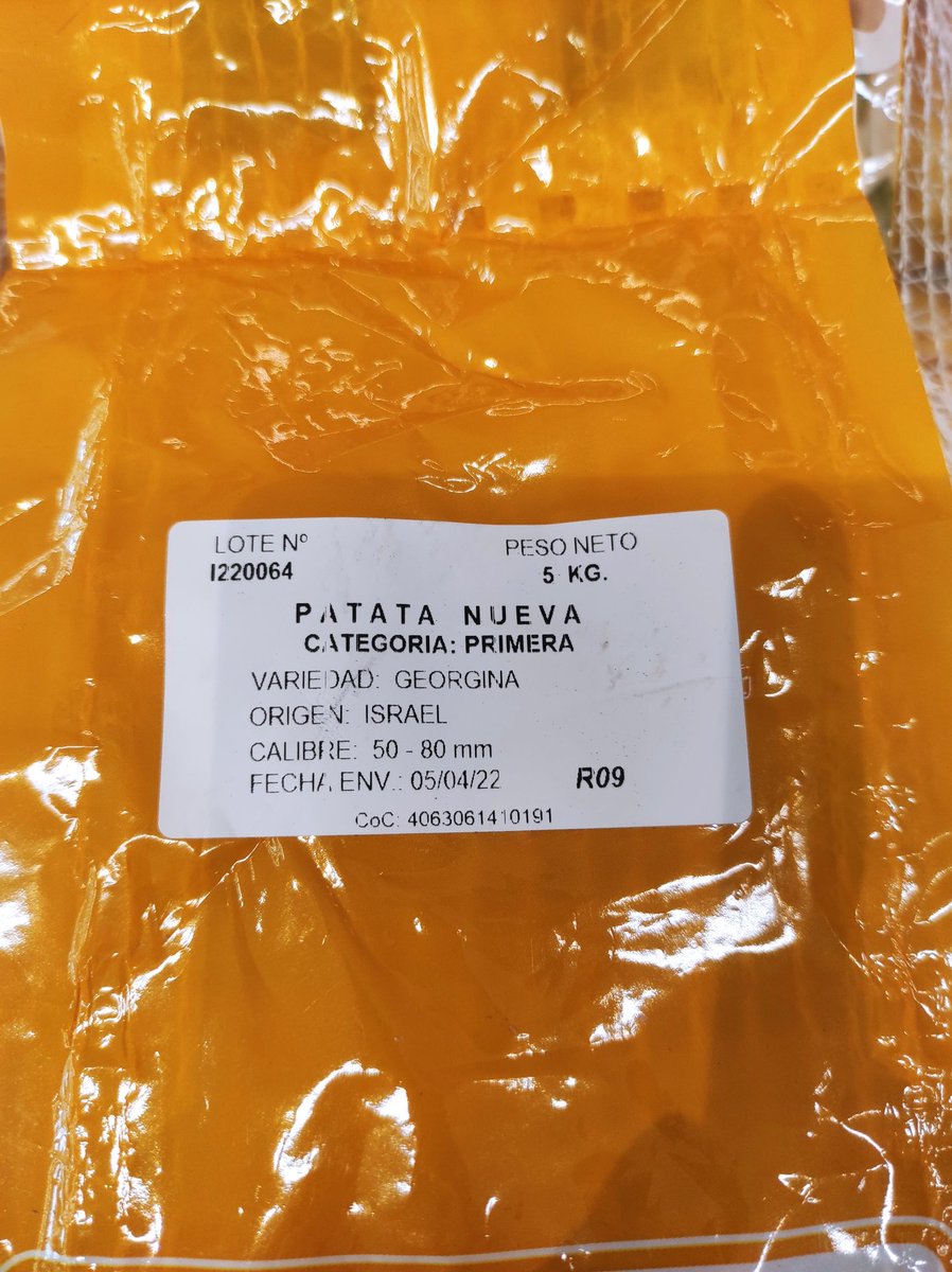 Hola <a href="/Mercadona/">Mercadona</a> mañana te hago un video para que veas que en España hay patatas y no se han terminado. 
Gracias por apoyar al Sector Primario!!!