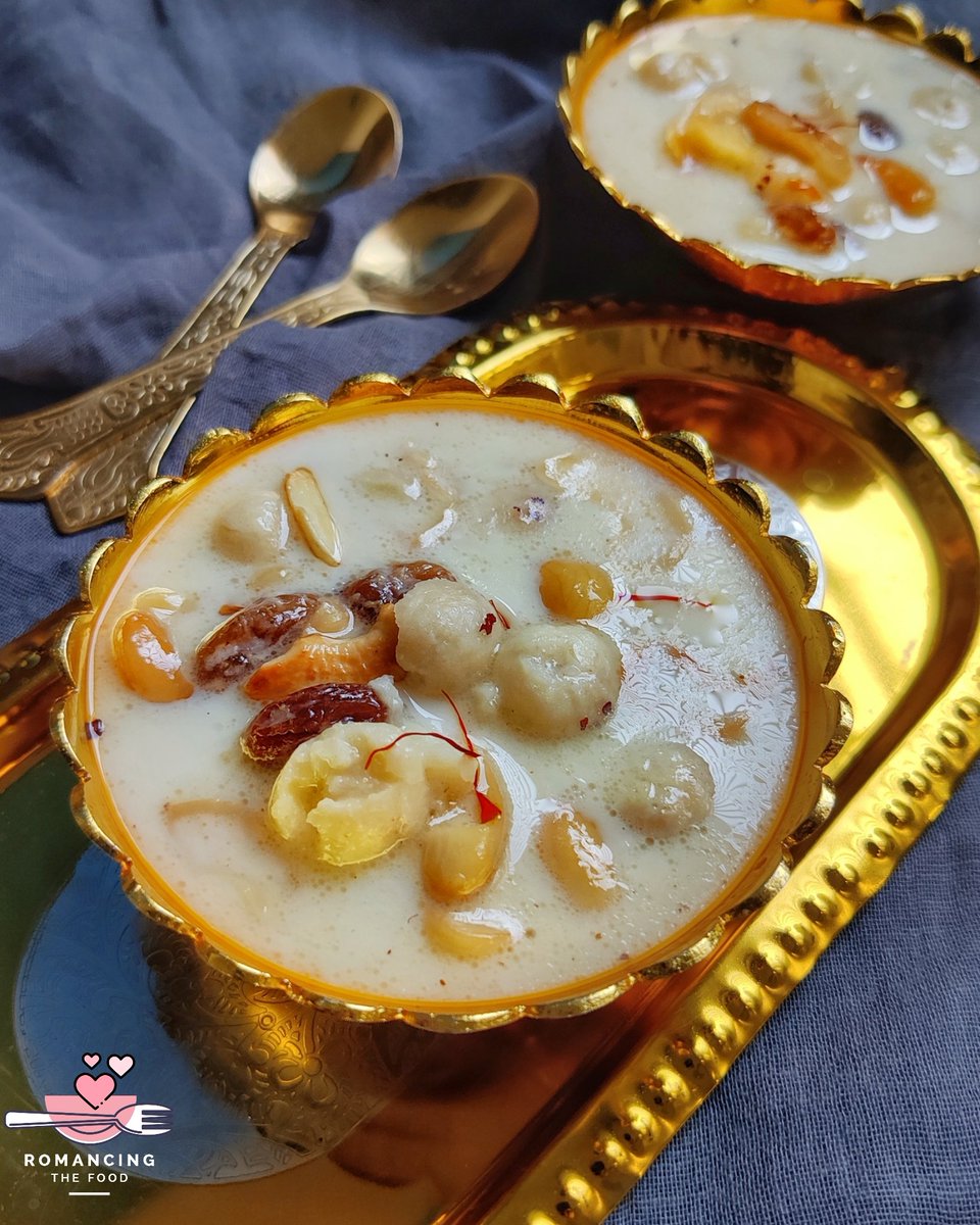 Makhana Kheer😋
Tag a friend who would love this! 😍
.
Check out the recipe:youtube.com/shorts/ahCyXra…
.
#RomancingTheFood #recipevideo #foodie #navratri2022