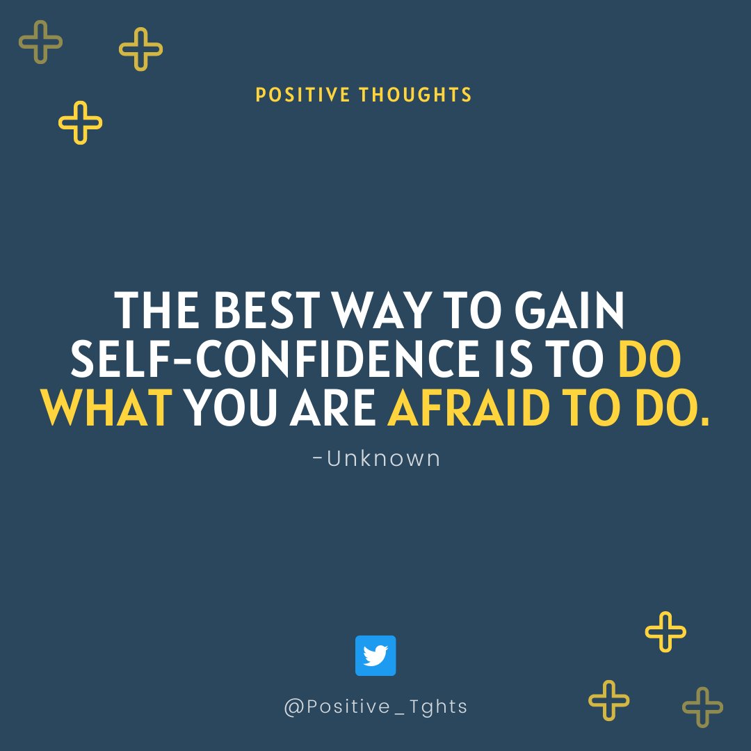 PositiveTWI's tweet photo. Do what you are afraid to do.
.
#selfconfidence #PositiveThoughts #MotivationalThought #quote #quotes #quoteoftheday #quotesoftheday #confidence #life #selflove https://t.co/pyAiX9yqH6