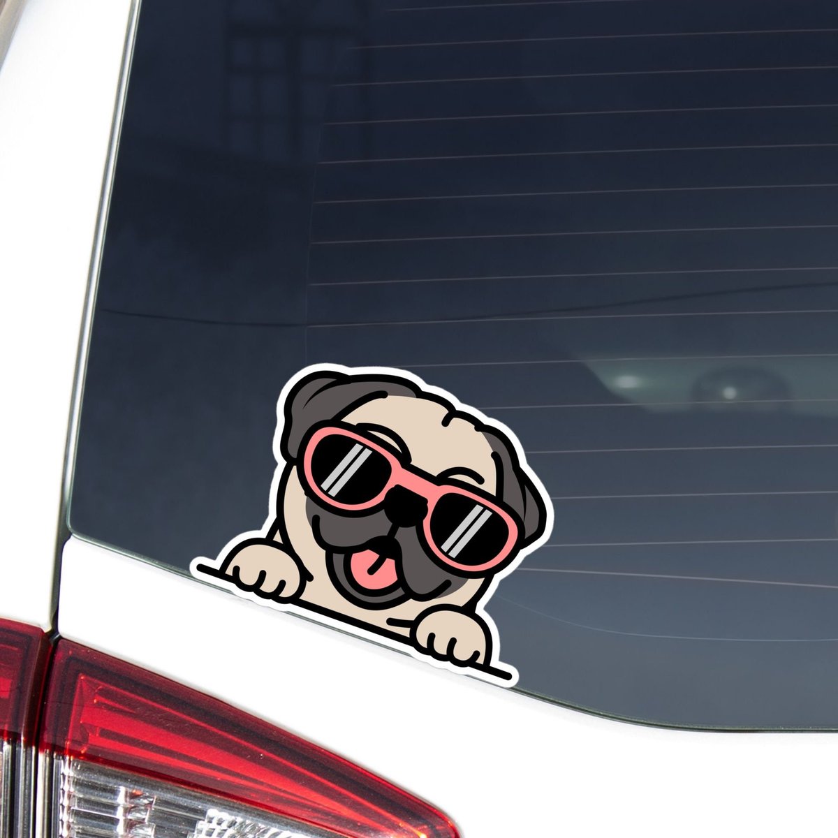 europug2's tweet photo. Pug With Sunglasses Car Decal Sticker / Pug Bumper Window Laptop Vinyl Waterproof / Peeking Dog Paws Up Weather Resistant (Outdoor + Indoor)
https://t.co/TQhE6LRDo7
#pugSticker https://t.co/cpJbWziISM