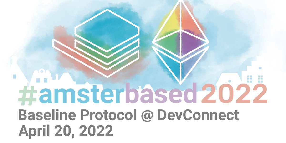 OASISopen's tweet image. The @baselineproto community is getting ready for #AmsterBased2022 on 20 April! Attend in-person or virtually. 

Join the growing list of sponsors @ConsenSysMesh, @UnibrightIO, @viaMover, @BloXmove...🙌

baseline-protocol.org/AmsterBased

#OpenSource #baselineprotocol @EFDevconnect