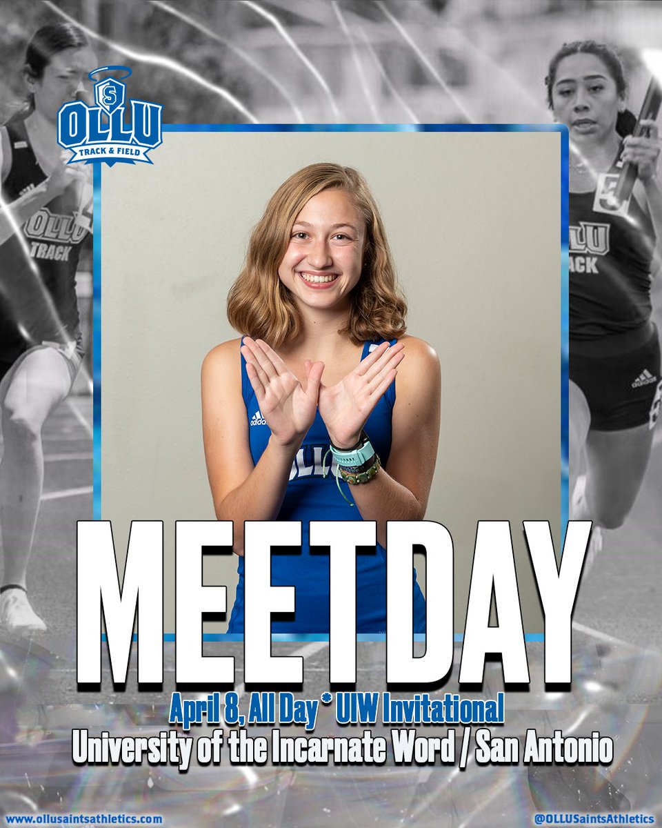 OLLUSaints's tweet photo. #SaintsMeetDay: The women's #OLLUTF team will compete at the UIW Invitational today. #WingsUpSaints https://t.co/vZsZrVgLXV