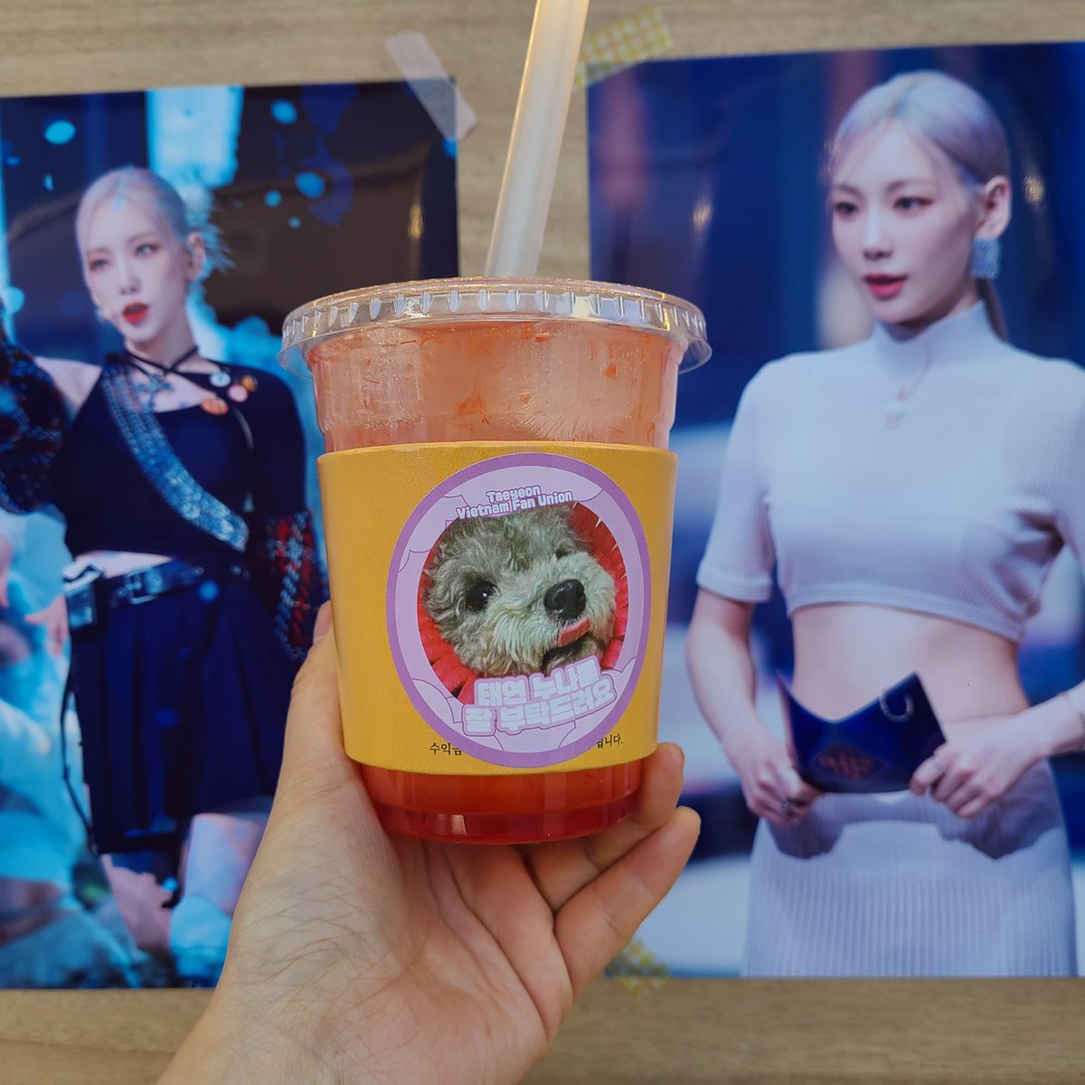 TYVNFU's tweet photo. TODAY, COFFEE TRUCK OF "TAEYEON VIETNAM FAN UNION" OFFICIALLY ARRIVES ON SET OF "AMAZING SATURDAY"
Special Thanks to @DC_TaeYeon, @mingonfilm, Chii Mai, all admins of team #TYVNFU (our team is the best 🥰) and SONEs & Taengbbas in Vietnam 🥰 https://t.co/3GGRUHg3Nh