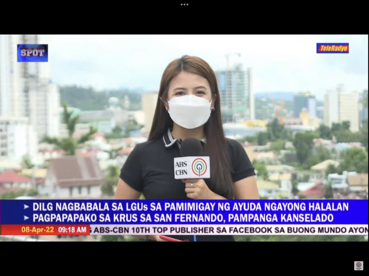 nikkodeg's tweet photo. Different day. Almost the same location? Same province. Same beautiful reporter. @biancadava #GANDAva ♥️💚💙 https://t.co/oEZJUPUDIg