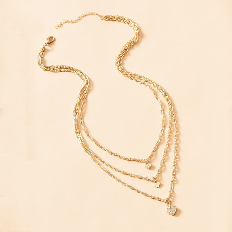 This elegant heart necklace set designed for Spring! Features a sturdy, yet delicate heart pendant on a slender chain and a bolder simple chain necklace. This necklace set is also available in a gold color.

#hearts #loveheart
#jewellerydesign #jewelryoftheday #necklacelover