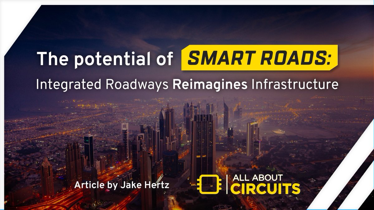 IntegratedRoads's tweet photo. @IntegratedRoads is on a mission to bring #SmartInfrastructure to the forefront of America's roadways.  

Read more from @AllAboutCircuit to learn how #SmartRoads can collect valuable traffic data, improve road safety, modernize #EVCharging and more: https://t.co/1J3VXxMLTf https://t.co/AYlMnPjJ4L
