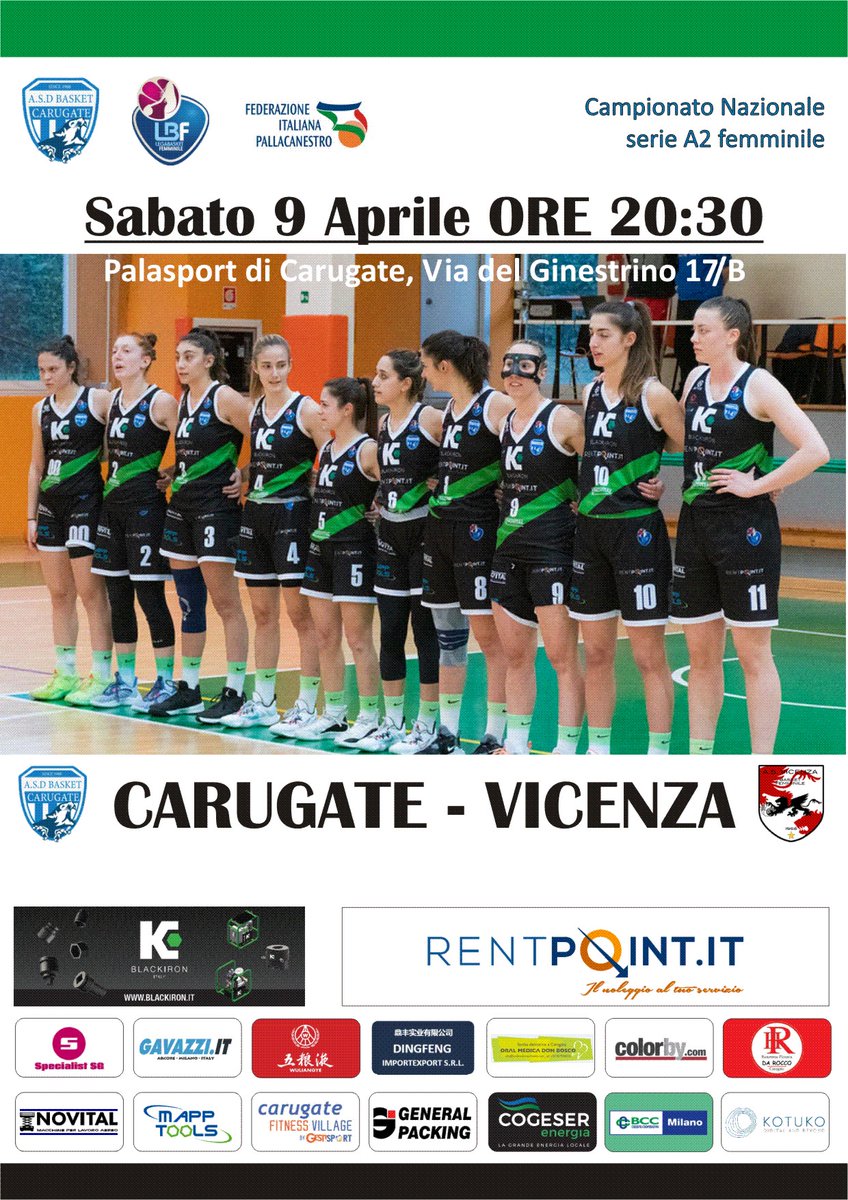 BasketCarugate's tweet photo. Ultimo treno per evitare i playout ! https://t.co/C1QwUoOHPp