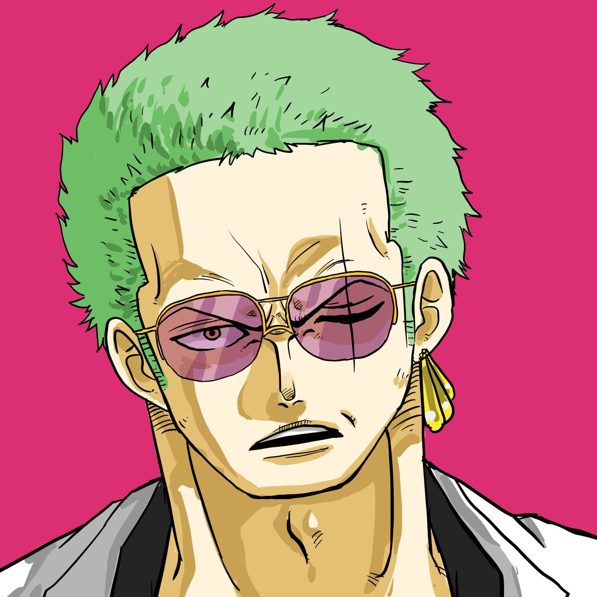 ハードボイルドゾロ Onepiece ワンピース たっちゃんのイラスト