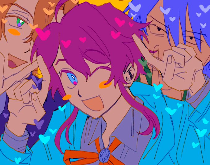 ポちゃん💙💚💛💜❤ 