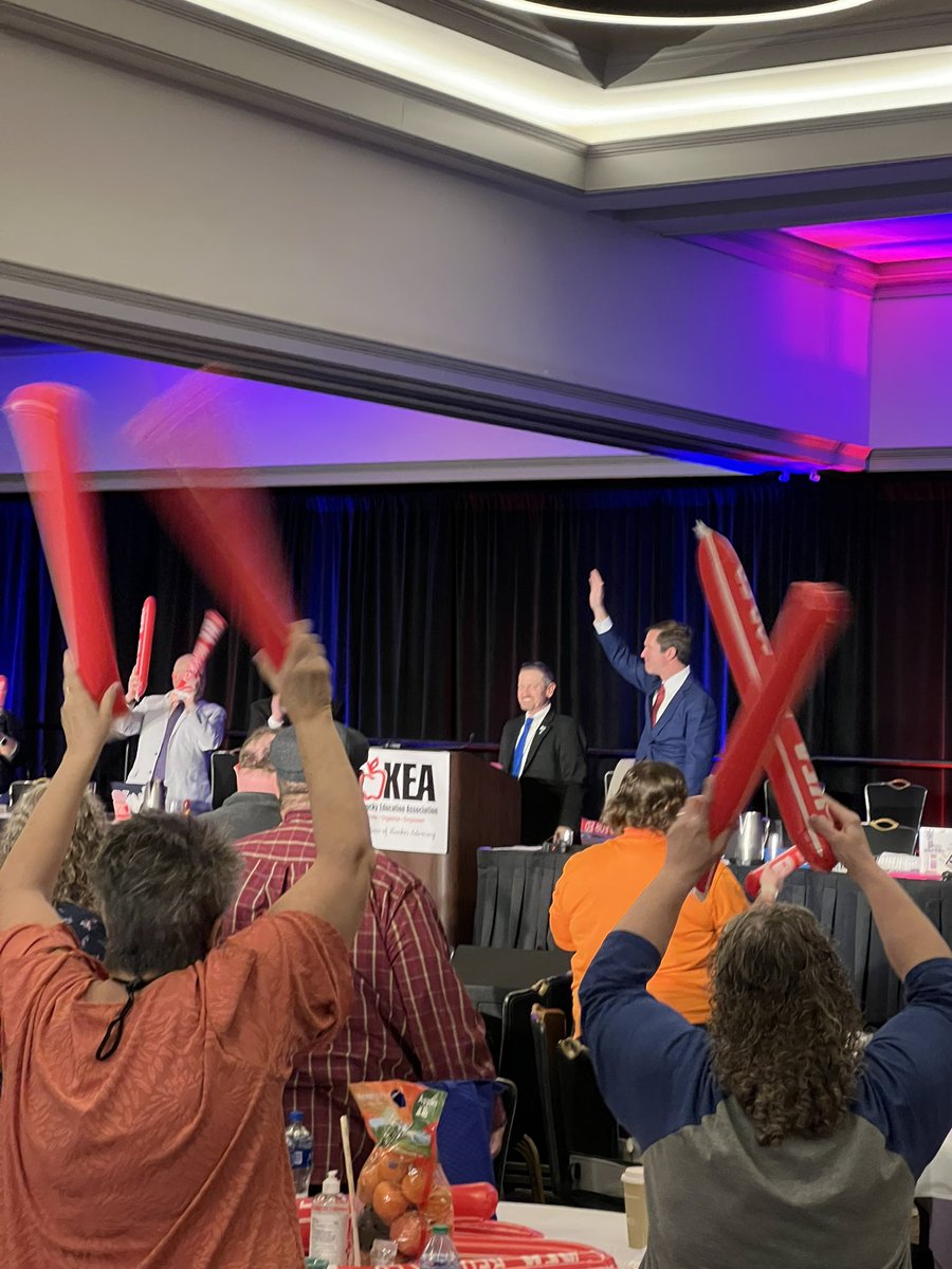 I am forever grateful for <a href="/GovAndyBeshear/">Governor Andy Beshear</a> and his leadership during these difficult years. Kind, compassionate, and level-headed. He is one of the good ones. <a href="/KYEducators/">KEA</a>