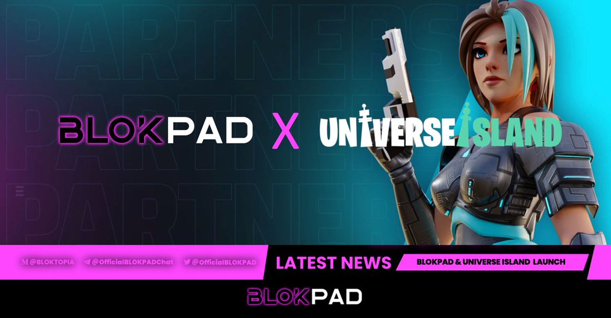 OfficialBLOKPAD's tweet photo. The next launch for BLOKPAD Essential is @_UNIVERSEISLAND 

🗓 Registration: 10am UTC 9th April 2022
🚀 IDO: 10am UTC 14th April 2022
🪙 TGE: 18th April 2022

$BPAD available here 👇 https://t.co/jKpUK11LPa

Register here 👇 
https://t.co/KxWJdhj4DU
 
#IGO #launchpad #BPAD #P2E https://t.co/bJxW3V191v