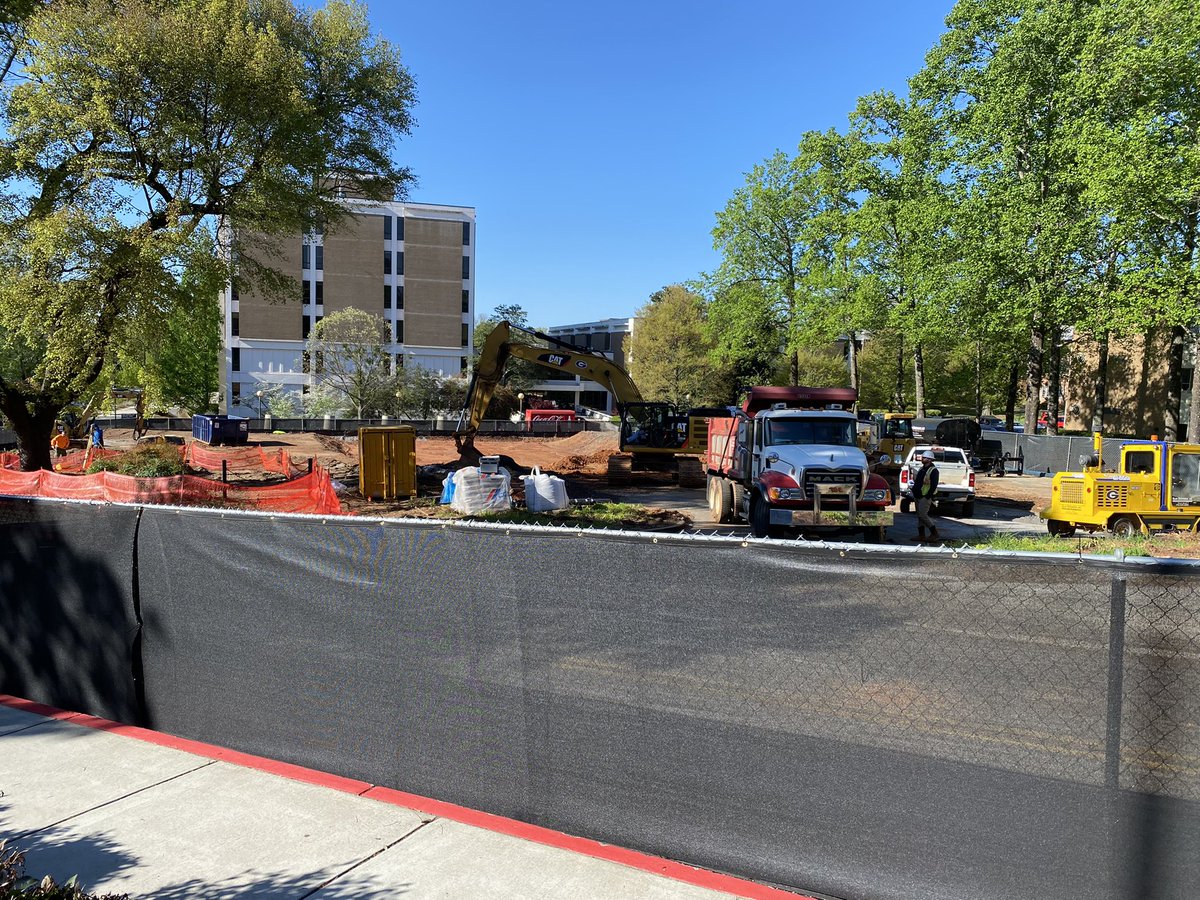 nplace01's tweet photo. Latest progress on our @UGA_CollegeofAg #PoultryScienceBuilding - digging and preparing the foundation! https://t.co/GCYyuGogNv