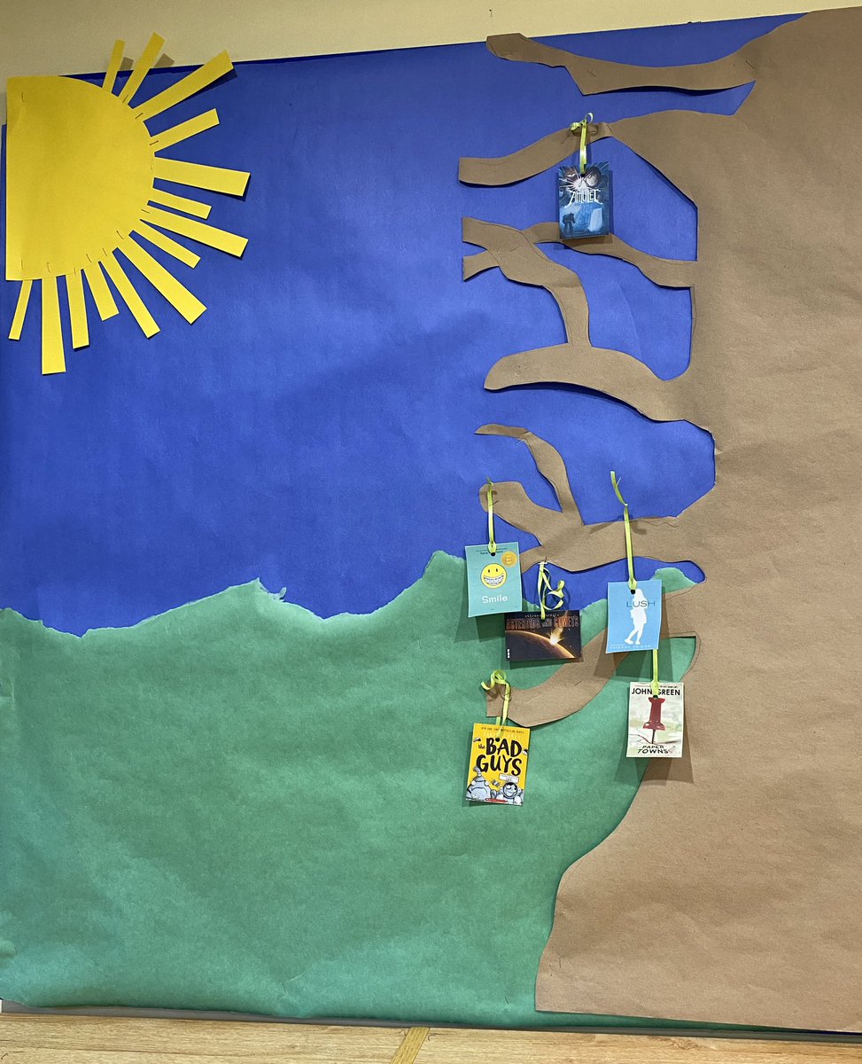 rebell_library's tweet photo. Some of our favorite books are showing up on the library tree ๐ณ what books will help your imagination bloom over break? ๐ก ๐
#ChappaquaLovesLibraries
#BooksMakeYourMindBloom
#LetYourImaginationBloom https://t.co/Tewv9s9cfD