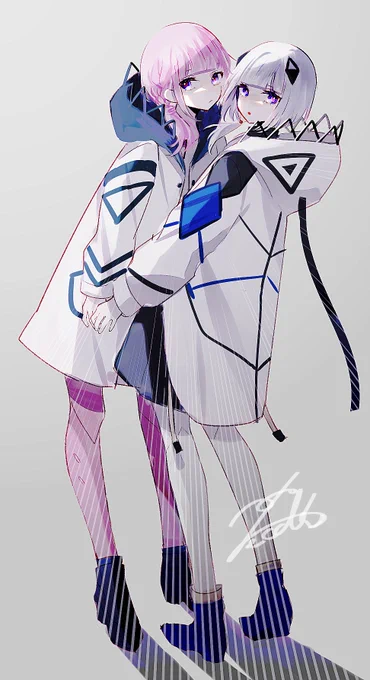 可不の全身が描きたかったけど難しすぎた、、 