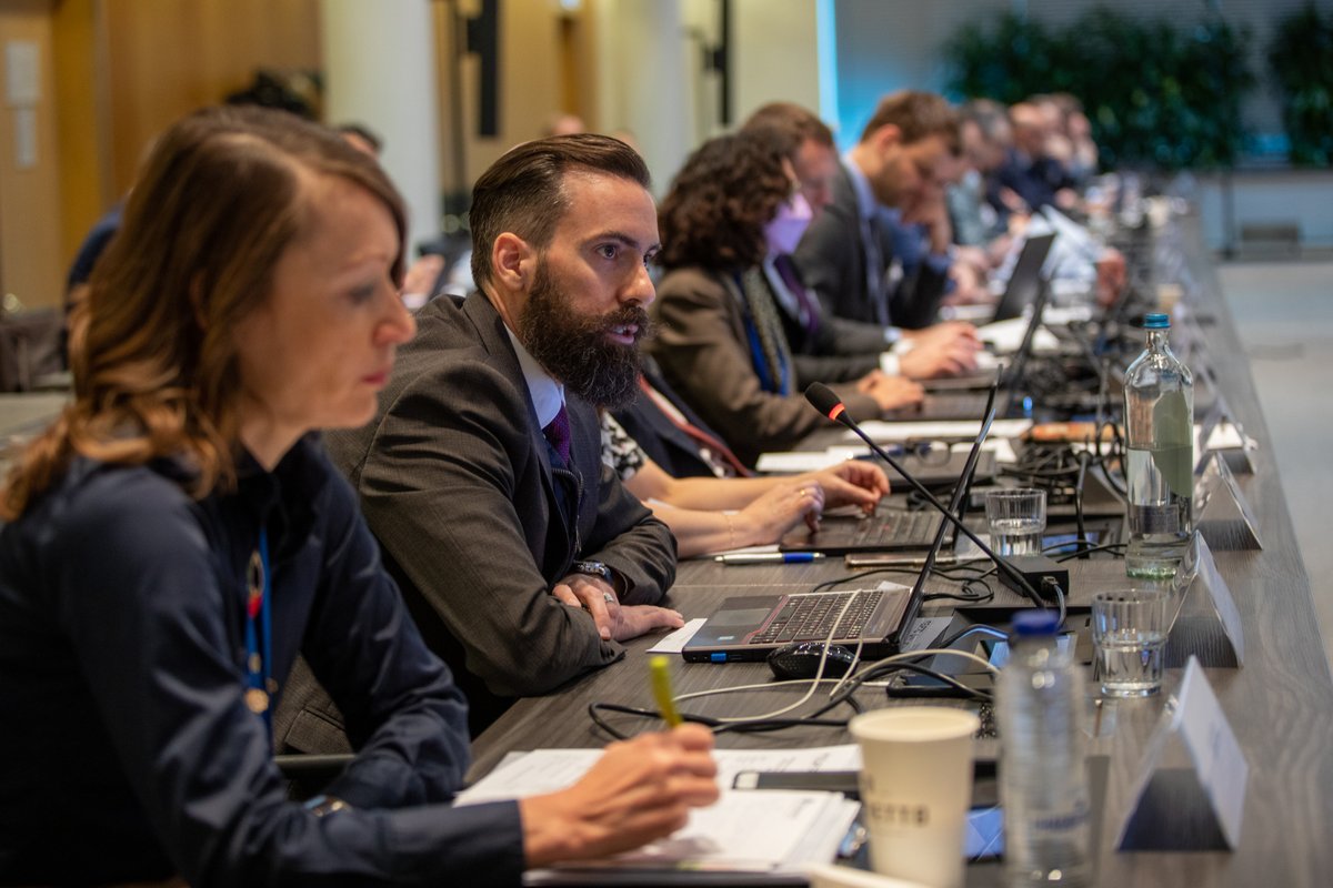 Europol's tweet photo. Yesterday, Europol, with @Europe2022FR &amp; @EU_Commission, hosted a meeting under the leadership of the French #EMPACT coordinator to discuss coordinated operational actions for threats linked to the war in Ukraine.
 
➡️ https://t.co/GzyLfumYzt https://t.co/129N86Eufe