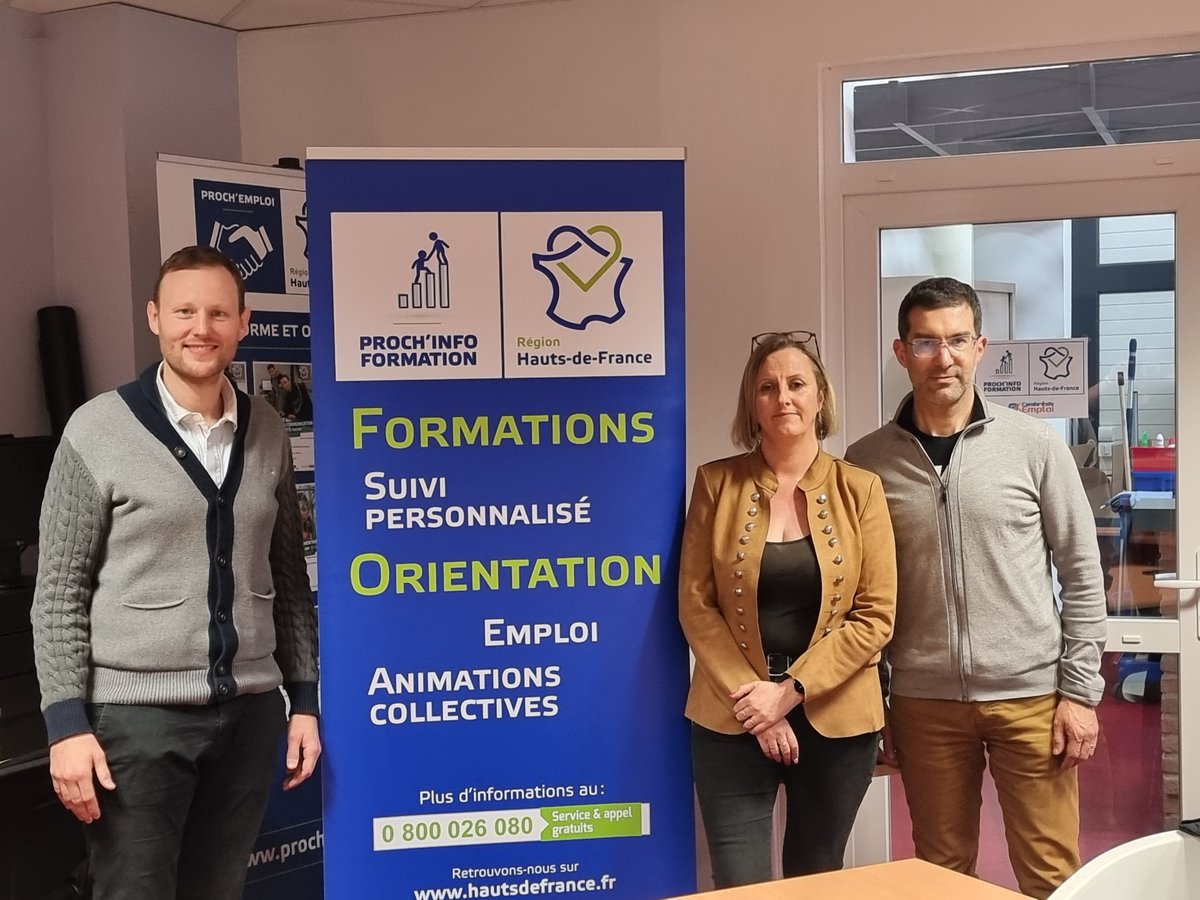 ChRolandMaths's tweet photo. ➡️Présentation du D.A.E.U. #responsable #uphf avec Anne-Sophie Durieux à @CambresisEmploi #ProchInfoFormation

✅ Identification &amp; analyse des besoins sur le territoire #Cambrai 

✅Mise en place d'un partenariat &amp; procédures

Un grand🙏à M. Duchatel pour l'accueil chaleureux ! https://t.co/vtEaAe0K3g