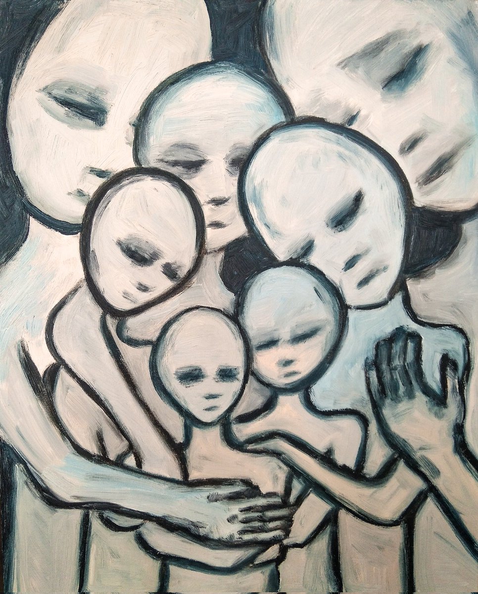YuferevaI's tweet photo. I finally minted the first work from my collection about the feelings of a "small person" in a world of global changes, in a world of terrible tragedies.
Link to the work and a more detailed description in the comments https://t.co/qrFhv96ViA