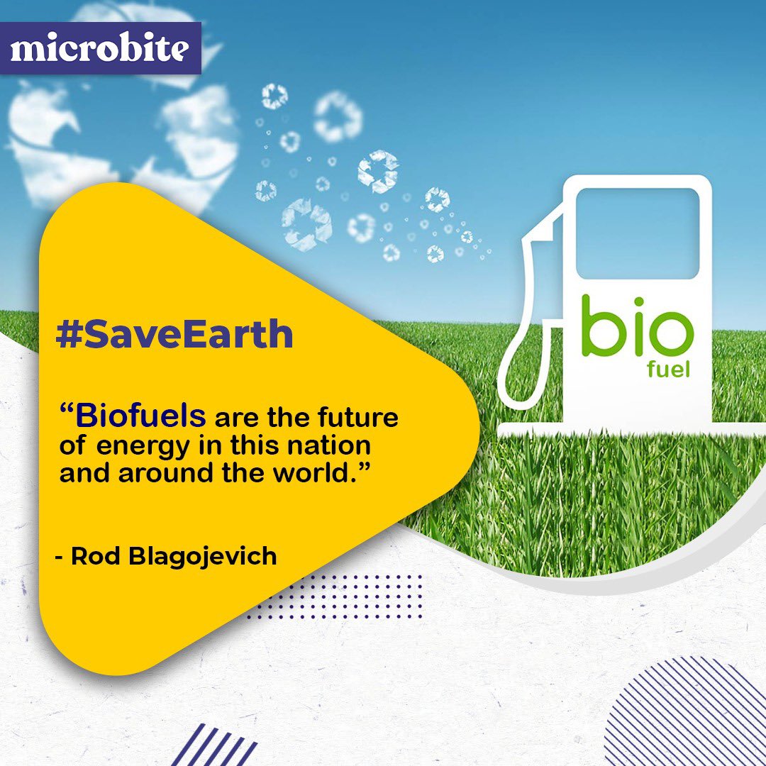MicroBiteIn's tweet photo. Save the earth, save a life!
#FuelForFuture #SustainableFuel #EthanolKnowledge https://t.co/NF0ZYq5DHe