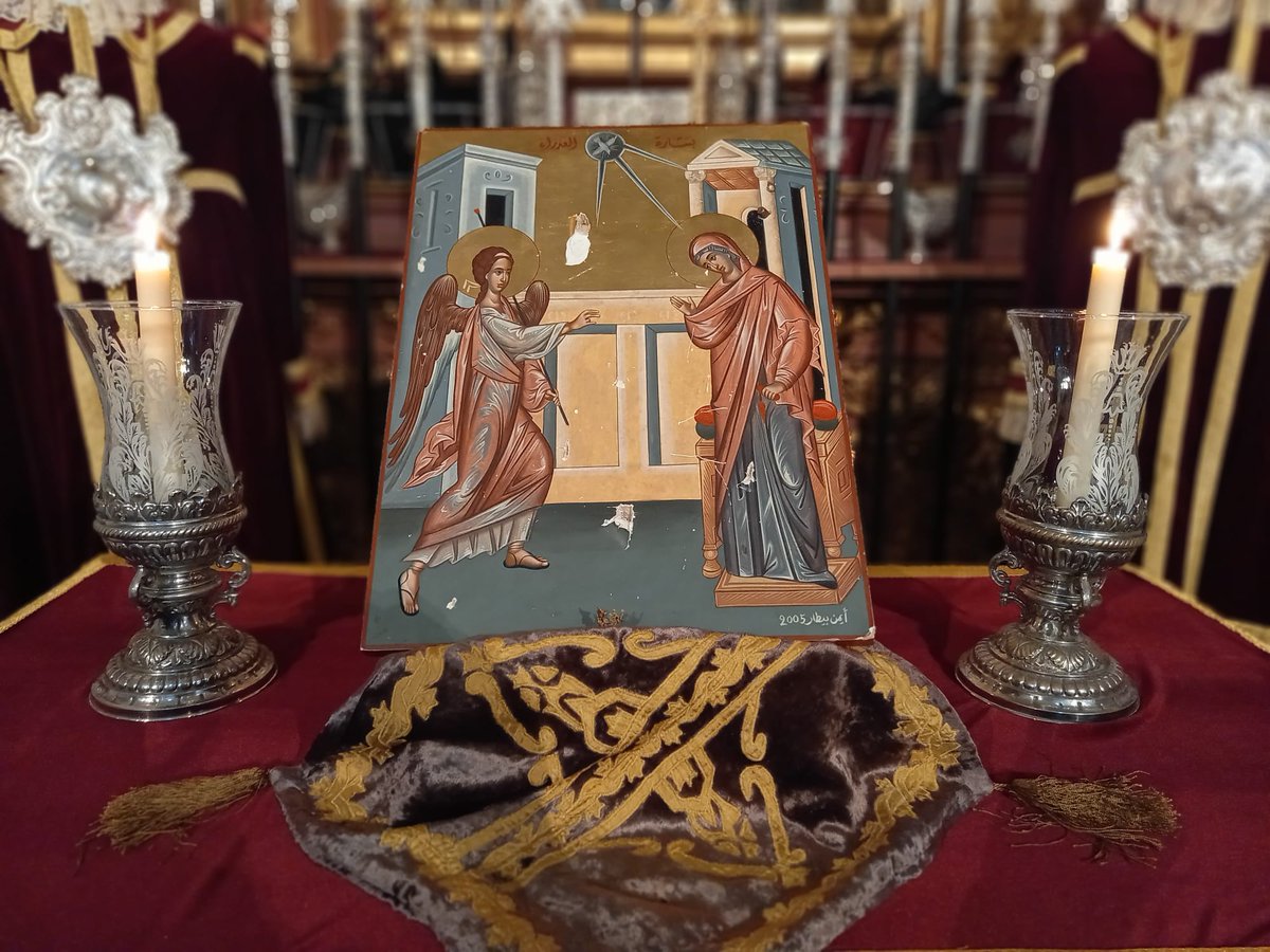 ♥️🗡️ El Viernes de Dolores se vive en la parroquia de San Juan de forma ininterrumpida #cofradíasMLG

🌐 Además, el icono profanado de Homs recibe culto en la capilla de la Santísima Virgen. Sirva para solidarizarnos con los cristianos que no pueden expresar su fe como nosotros