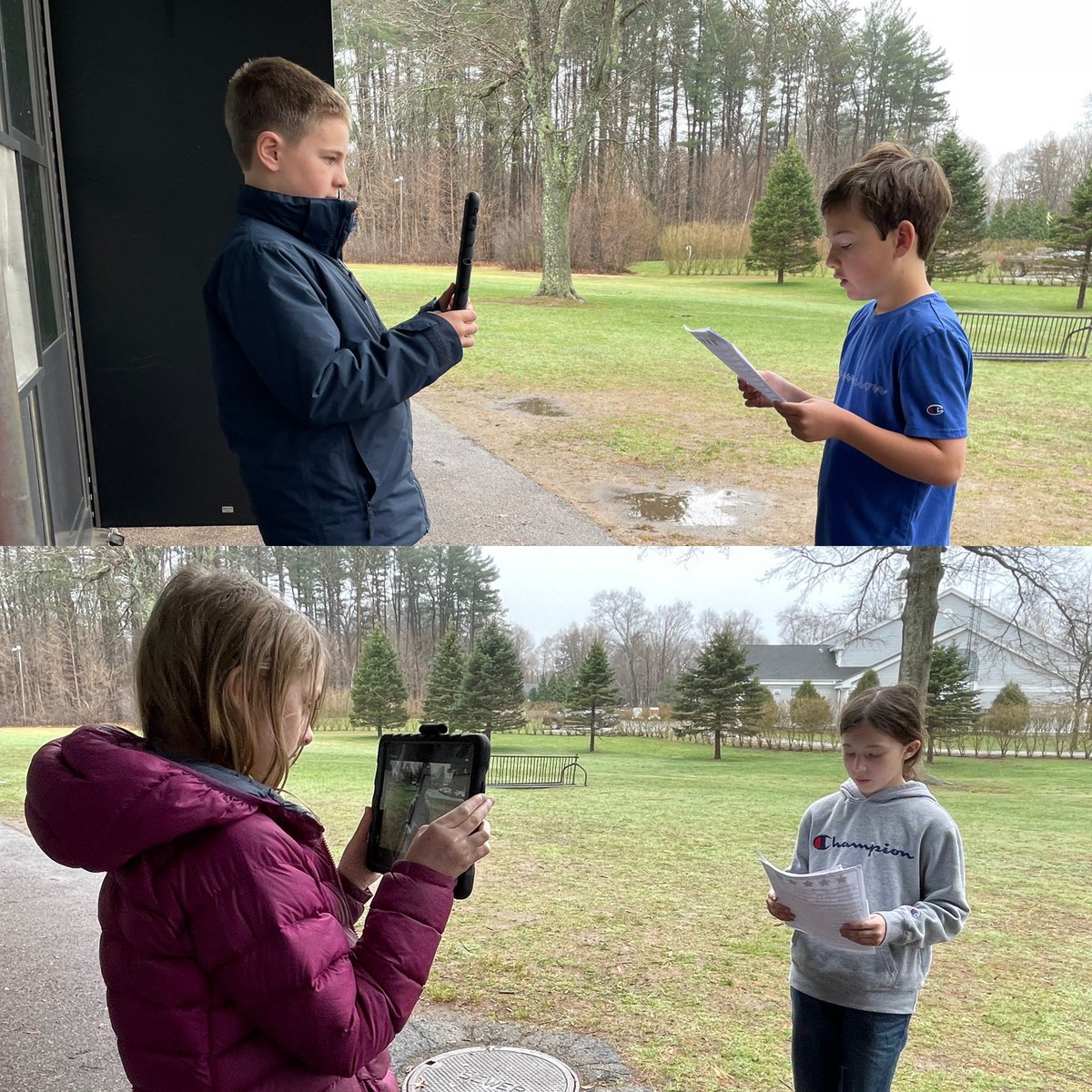 Fidgets and cubbies are hot topics in 4th grade! Using @Flipgrid to share persuasive writing with a wider audience. <a href="/WinthropEagle/">WinthropSchool</a>