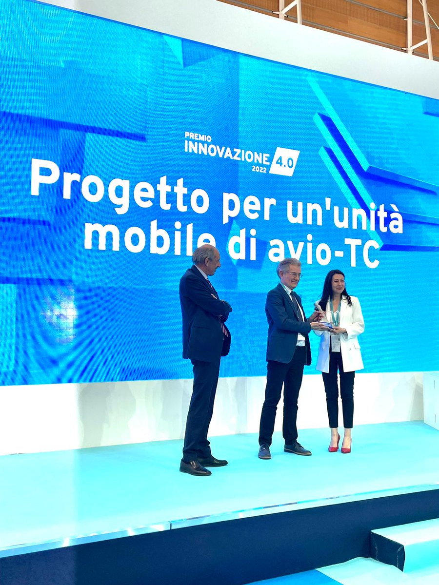 AeTfiera's tweet photo. And the winner is…. 🥁
"Progetto per un'unità mobile di avio-TC" di J.Luongo e T.Tedeschi dell'#UniVerona.
I vincitori ricevono il trofeo realizzato in additive manufacturing metallo da #PrimaAdditive e un riconoscimento di 5.000€.
Complimenti a tutti gli altri finalisti! https://t.co/JxXLC4QcrS
