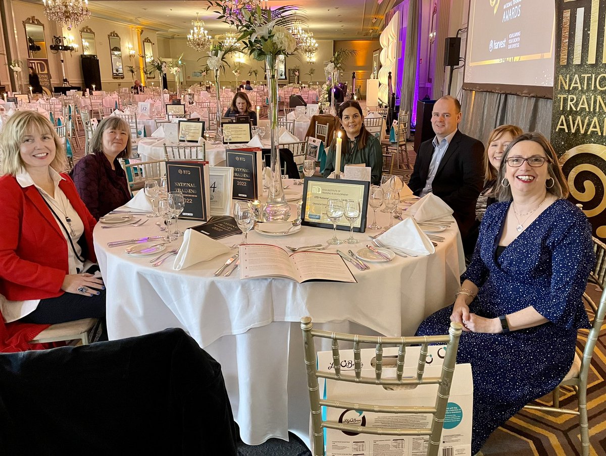 salsa6665's tweet photo. Having great time @iitd_ireland National Training Awards Final 2022 @mariethrive @01cmadden @lynskeyd @deborahemorgan @PaulBMonahan https://t.co/BuspnZLvWl