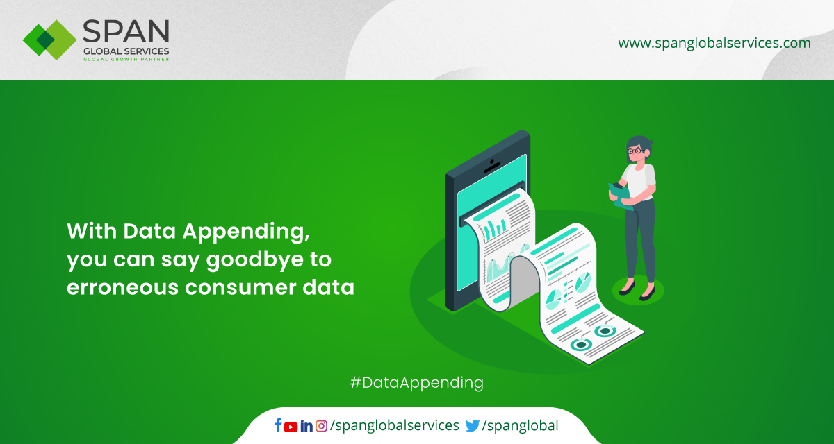spanglobal's tweet image. Use #DataAppending from #SpanGlobalServices to quickly generate new leads and find new customers. bit.ly/35NOJyf  #DataAppend #B2BDataAppend #AppendData #LeadsData #CRM #B2BData #CustomerData #LeadGeneration #AppendingServices  #B2B  #Business #Database #EmailMarketing