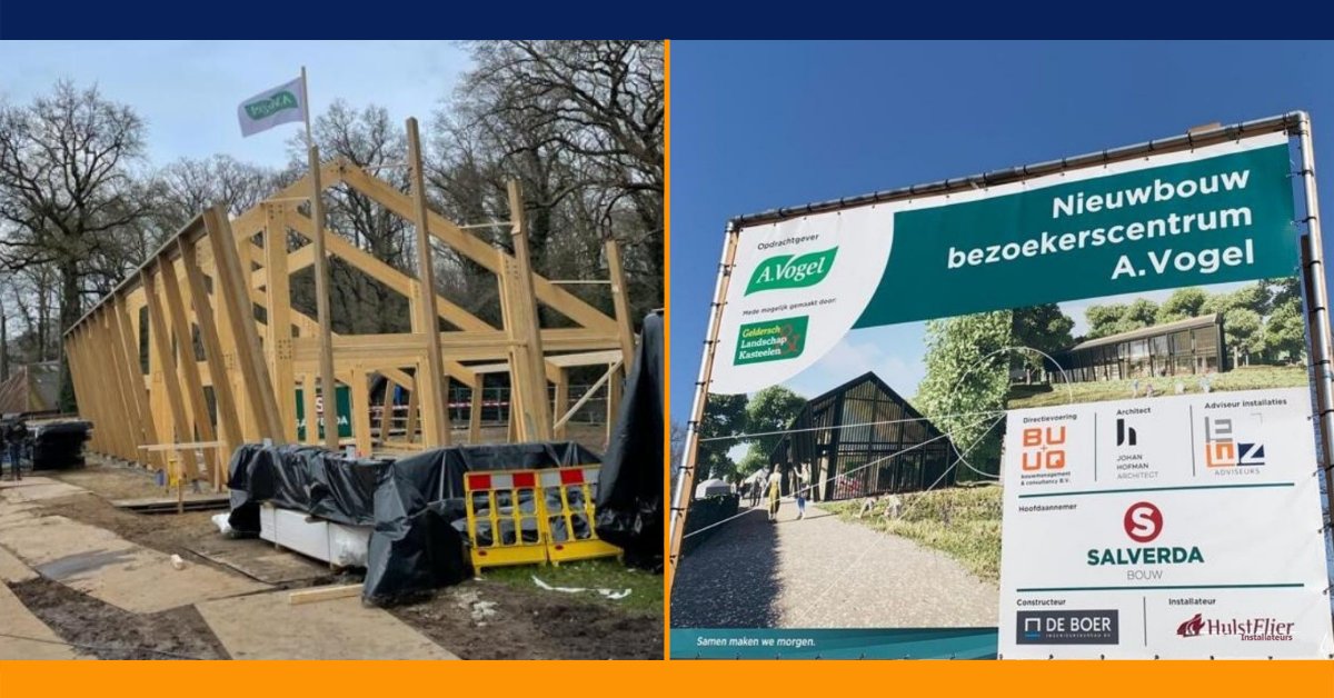 Hoogste punt nieuwbouw bezoekerscentrum A. Vogel tuinen bereikt! 

Lees meer➡️ ewz.nl/nieuwbouw-bezo…