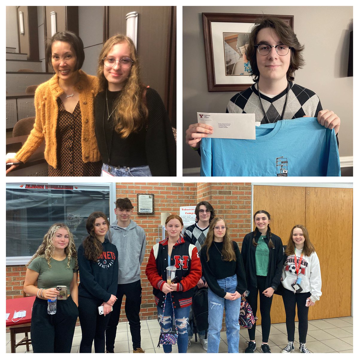 HSD_Academics's tweet image. YSU English Festival Day 2: Lilyana Jewell awarded 2nd place!!! Michael Bower awarded 3rd place for his impromptu speech! The future is bright for HHS!!!
Thank you to all participants for your dedication to ACADEMICS!!!