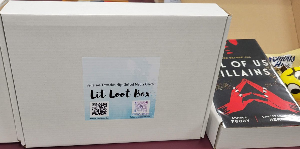 Ariammd's tweet photo. Have you come to the @JTHSMediaCenter to get your LitLoot Box?  #MyLibrary @JTHSFalcons https://t.co/El9gAVAZ8h