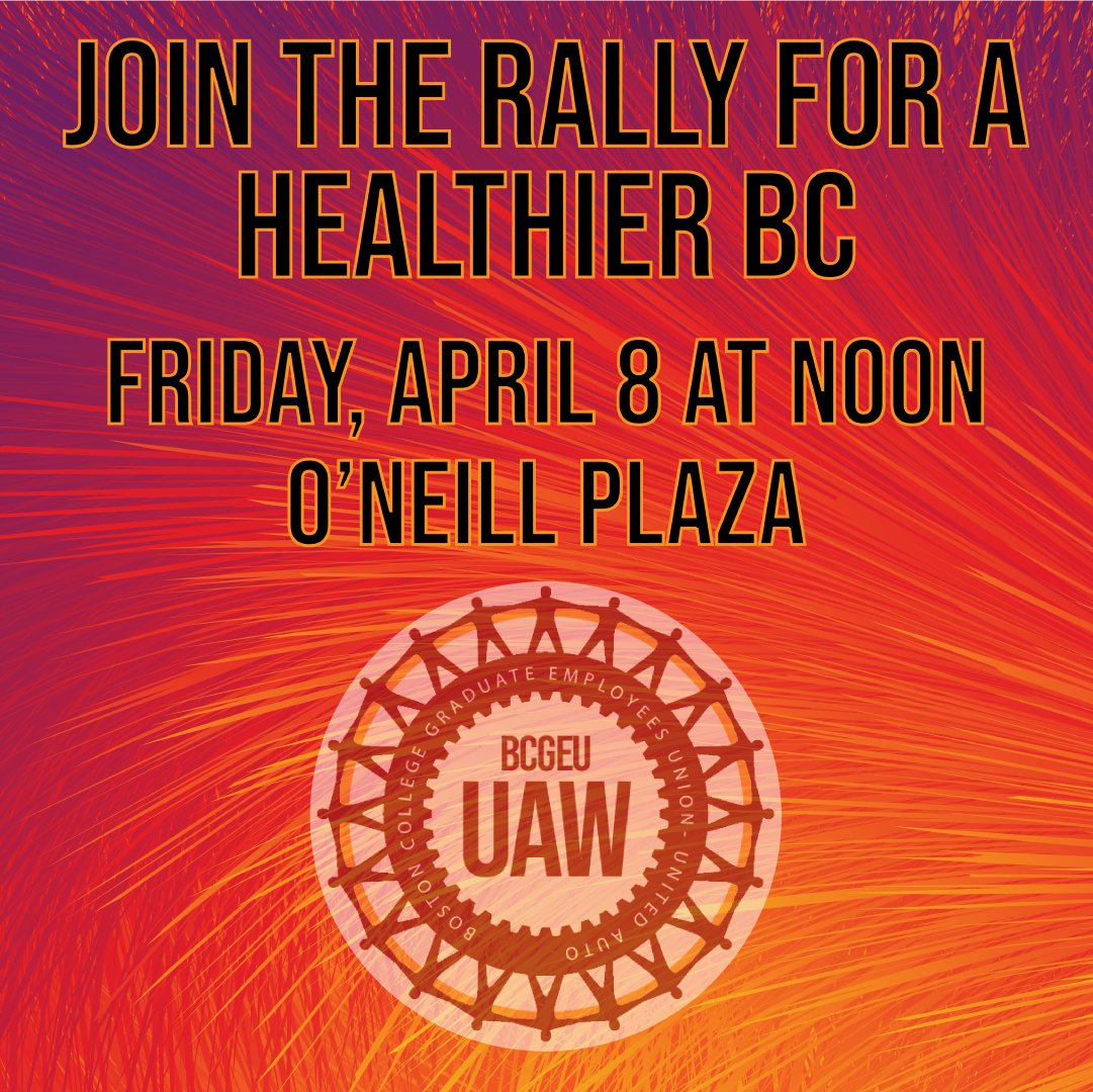 Today is the day! Come join the Rally for a Healthier BC at O’Neill plaza at noon! #UnionPower #Solidarity