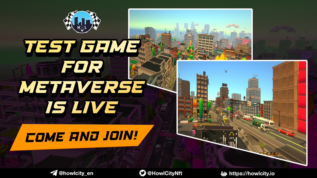 Welcome Metaverse to HowlCity🥰

We will have a minigame "Treasure Hunt". Your mission is to go around the city and find three coins🪙

📌 Link to download: drive.google.com/file/d/10eivVF…

🎁 Top 5 fastest players will receive a lucky gift 

Come and join us! 🍻🎉💪