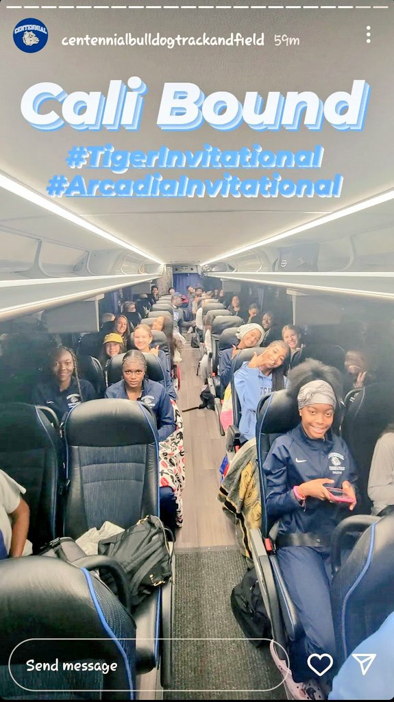 BullDogT_F's tweet photo. Bulldogs are on the move.
Next stop #TigerInvitational &amp; #ArcadiaInvitational
Both meets can be live streamed! https://t.co/x8bfGprnCF