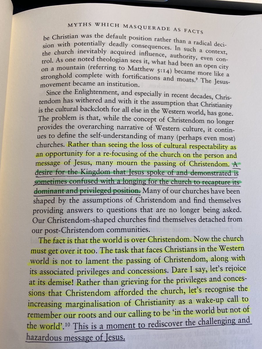 The Invisible Church: learning from the experiences of churchless Christians. Steve Aisthorpe (pg. 29)
