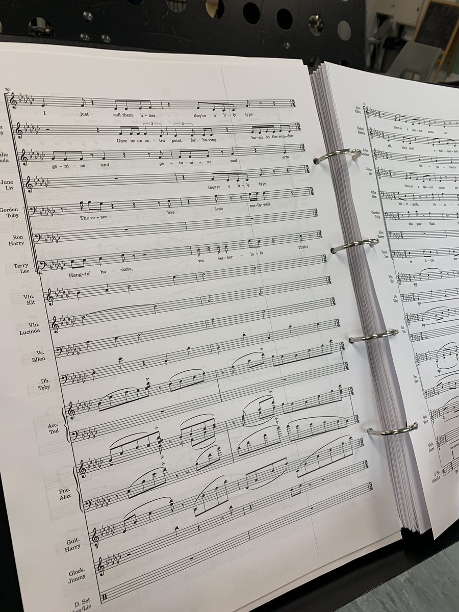 It’s the last day of Week 1! It’s been an absolute adventure playing through the incredible music by composer Adam Cork and arranged by our wonderful MD <a href="/alexdtilley/">Alexander</a> 💐🌷🌺🌼#LondonRoad #ActorMuso