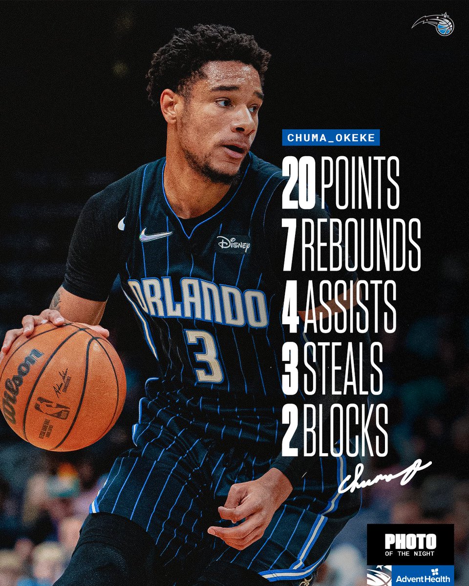 OrlandoMagic's tweet photo. Big Chum was hoopin https://t.co/PvdiSM6abC
