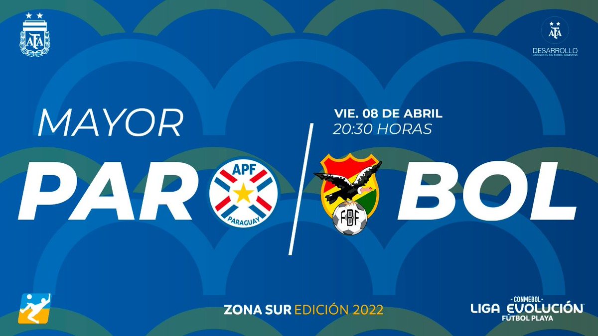 #DesarrolloAFA En minutos comenzará el último partido del día entre <a href="/Albirroja/">Selección Paraguaya</a> 🇵🇾 y <a href="/laverde_fbf/">LA VERDE 🇧🇴</a> 🇧🇴.

#LigaEvoluciónFP 🇦🇷🇧🇴🇨🇱🇵🇾🇺🇾.