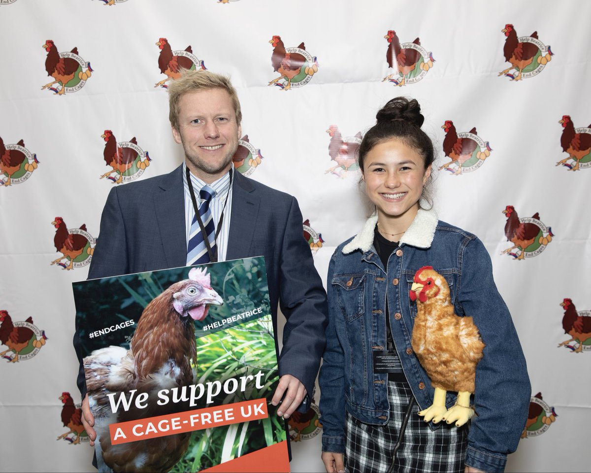 SteveMcCVet's tweet photo. Great to support #BeatricesBill to ban cages for hens in Parliament last week with Natasha.
Thanks for invitation @ConservativeAWF, @RSPCA_official & @humaneleagueuk 👍
🐔🐔 https://t.co/DX2gqVknId