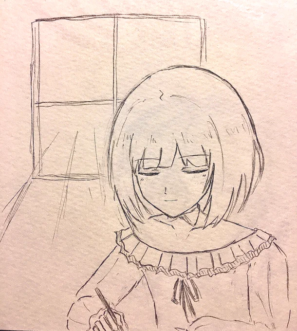 衝動描きです…私には確かに聞こえたんです…子鳥のさえずりが…改めて3Dおめでとうございます…✨ 