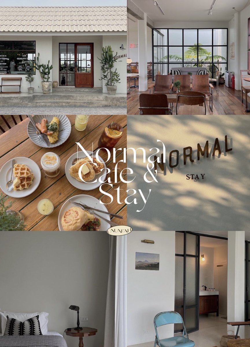 ununfah's tweet photo. Thread ราชบุรีทริป 
1. เป็นที่พักและคาเฟ่ ‘Normal Cafe and Stay’ อยู่โพธาราม ไม่ไกลจากตัวเมือง เป็นบ้านพักติดริมน้ำ บรรยากาศดี มีแค่3 ห้อง ก็จะได้ความสงบเงียบ มีอาหารเช้าให้ ซึ่งถ้าใครไม่ได้มาพักก็อยากแนะนำให้มาคาเฟ่ เพราะร้านสวย อาหารอร่อย ประทับใจ
📍https://t.co/9N0VP5b7JV https://t.co/mbt5e2PqNx