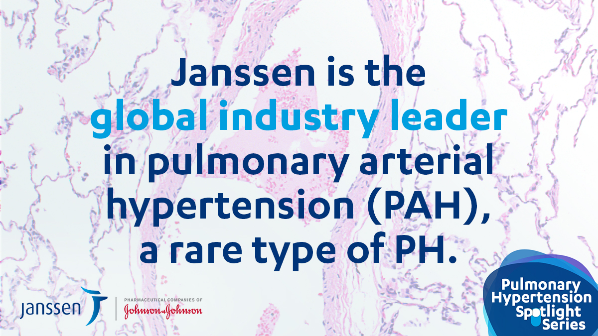 JNJInnovMed's tweet photo. We're driven by an ambitious vision: transform pulmonary hypertension (PH) into a manageable condition. We’re working to reach more people affected by PH and support them in receiving optimal treatment. Read more: https://t.co/6se3zLn3r3
#JanssenNeverStops #WithYouUntilPHIsnt https://t.co/4KUmdA54uR