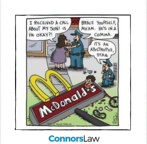 nconnorslaw's tweet image. Grammar humor  🤓 happy Friday!  #LaughterIsGood  #HappyFriday