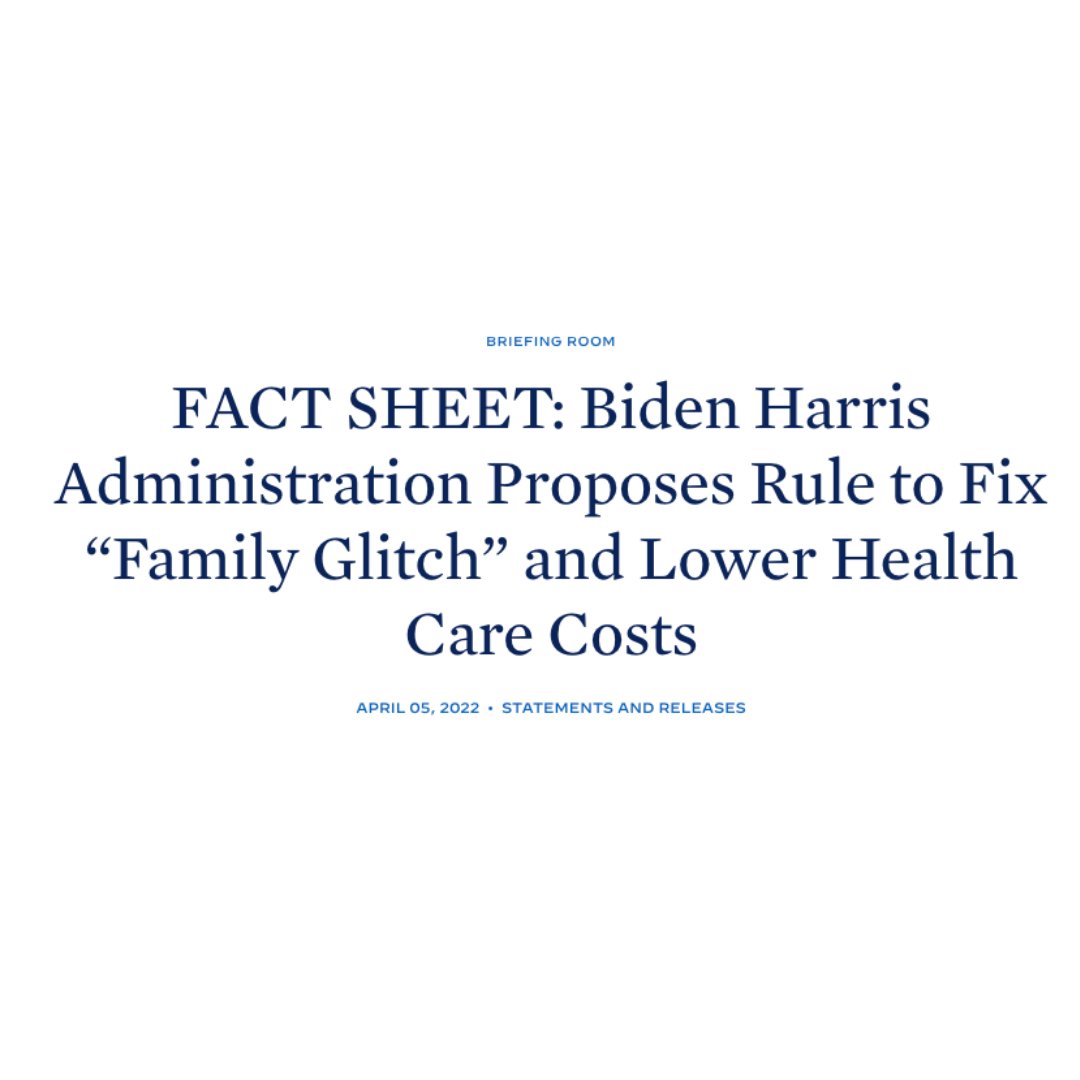 SimparaHR's tweet photo. Should this weeks proposed rule be finalized, family members of workers who are offered affordable self-only coverage but unaffordable family coverage may qualify for premium tax credits to buy ACA coverage. 

#aca #benefitsreimagined #healthplans #healthcare #law https://t.co/6vlA48zFOi