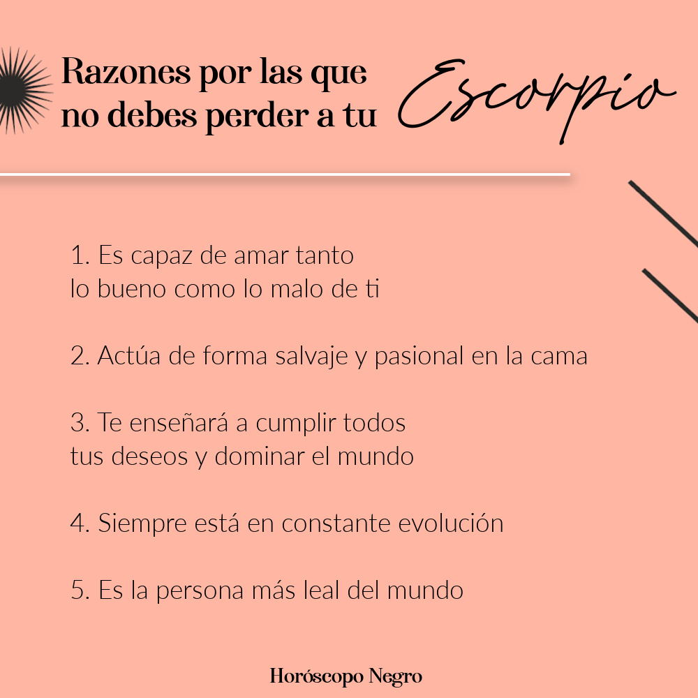 escorpio_hn's tweet photo. Razones por las que no debes perder a un #Escorpio ✨🔮✨ #horoscoponegro https://t.co/HY5RNdLx6u