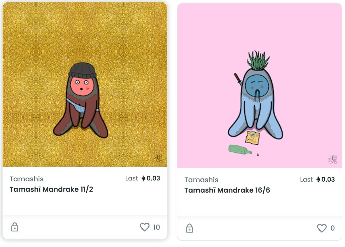 Tamashī 魂 NFT tweet media