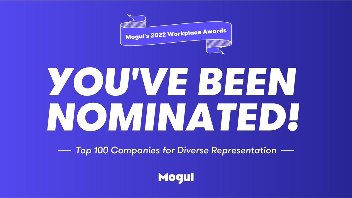 onMogul's tweet image. You&apos;ve been nominated for our awards list “Top 100 Companies For Diverse Representation”! 

@glossgenius, @tonal, @jellyfishglobal

Submissions are now closed and winners will be announced on April 12! 

#MogulAwards #DEILeaders