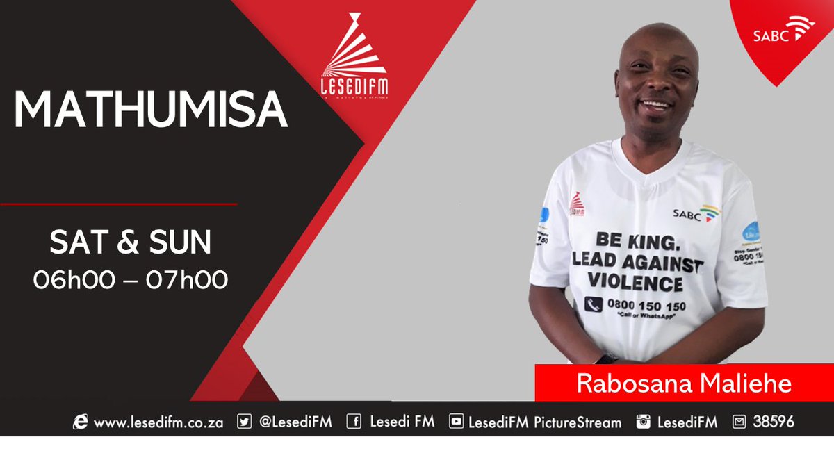 LesediFM's tweet photo. #Mathumisa le @Rabosana2 Maliehe...MAMELA RADIO@06h00! https://t.co/HF86nPra9f