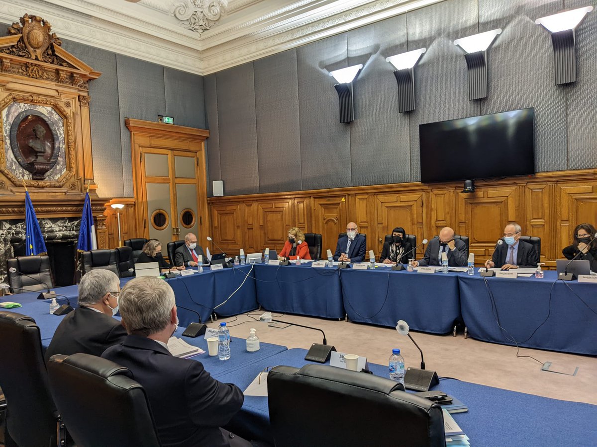 CSMagistrature's tweet photo. Mission du CSM à la CA de Paris: visite de la Cour et des tribunaux de Paris Bobigny Créteil Evry Meaux Melun Fontainebleau Sens et Auxerre. L’occasion de faire le point avec le PP et le @pgcaparis, les présidents et procureurs, mais aussi d’échanger avec les magistrats https://t.co/r2vZx2t8a3