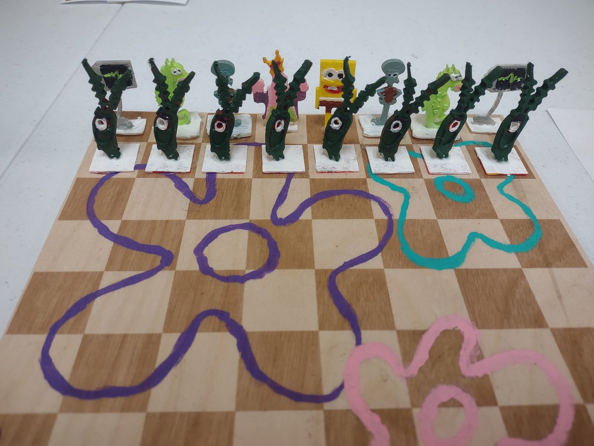 Who won the OA Engineering Chess Challenge?! The finalist are, Disney and SpongeBob. After counting all the votes, it was a tie!!!! Congrats to both teams. All 8 teams had amazing designs. Congrats! #STEM